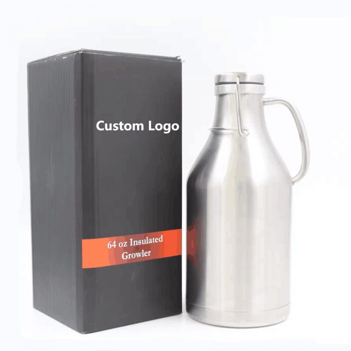 Wholesale Customized Stainless Steel Double Wall Vacuum Insulated Beer Growler