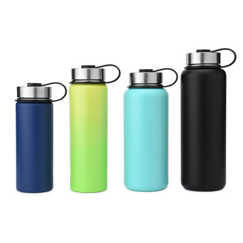 Wide Mouth Vacuum Flask, Double Wall Stainless Steel Water Bottle – SUNGO WATER  BOTTLES
