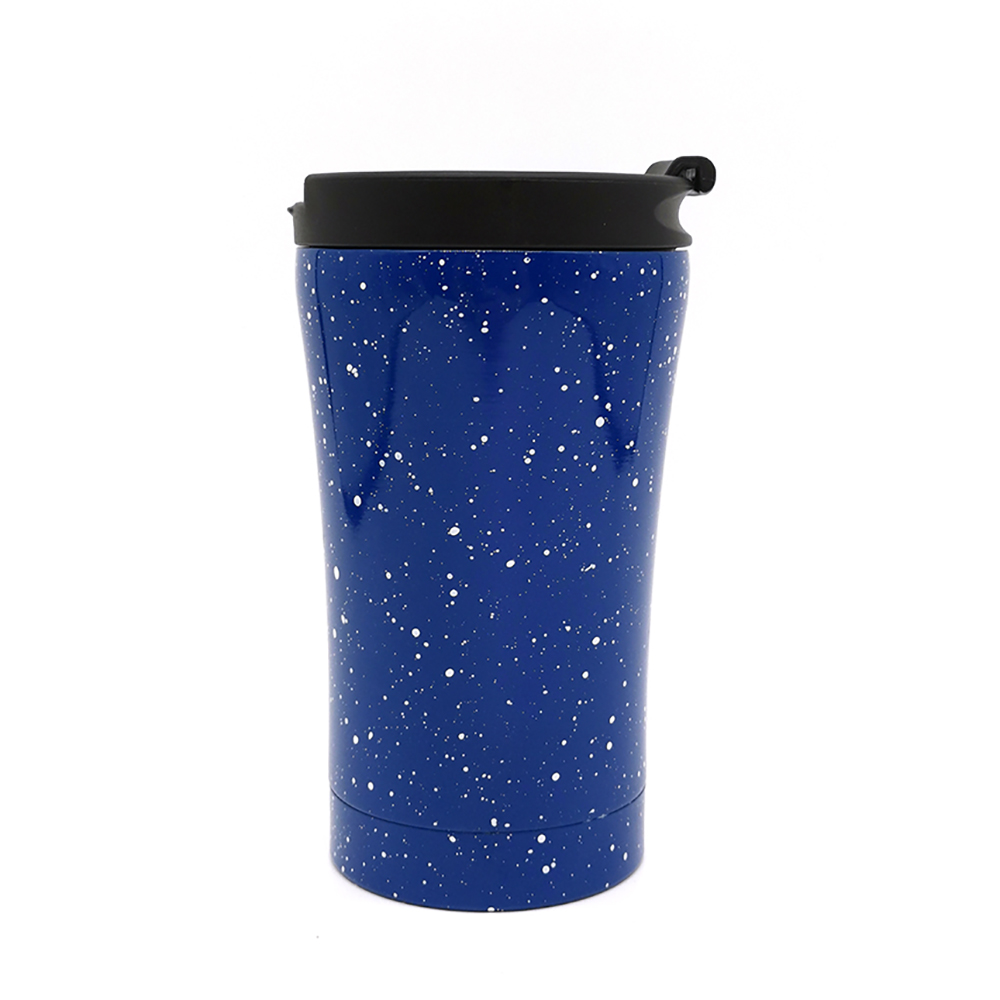 15oz Insulated Tumbler With Straw And Flip Lid Double Walled