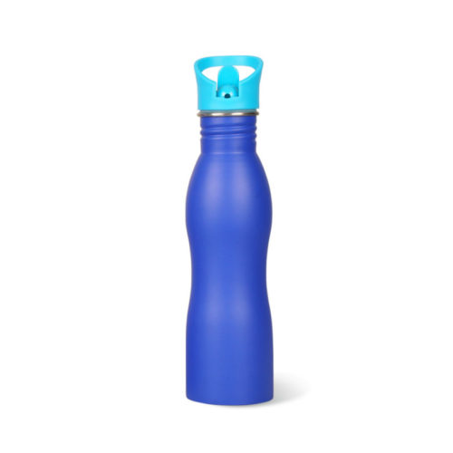 water bottle with straw lid