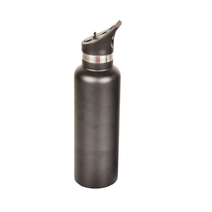Vacuum Insulated Stainless Steel Standard Mouth Water Bottle with Straw Lid