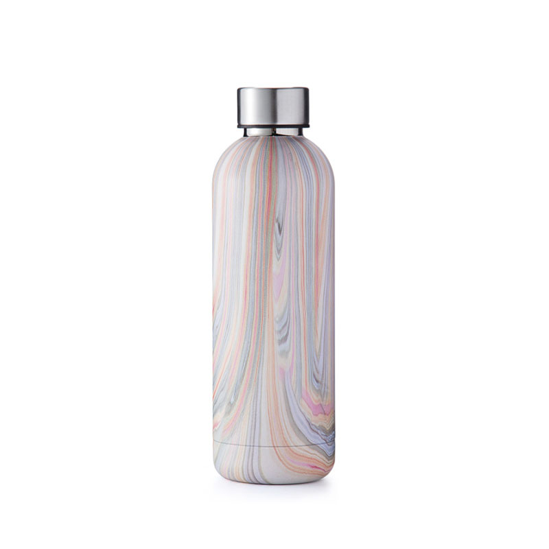 Stainless Steel Water Bottle Gloss - 500ml / 17oz UK 2024