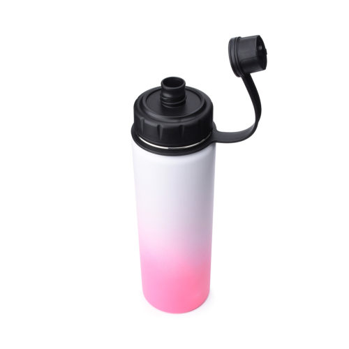 stainless steel water bottle with spout lid