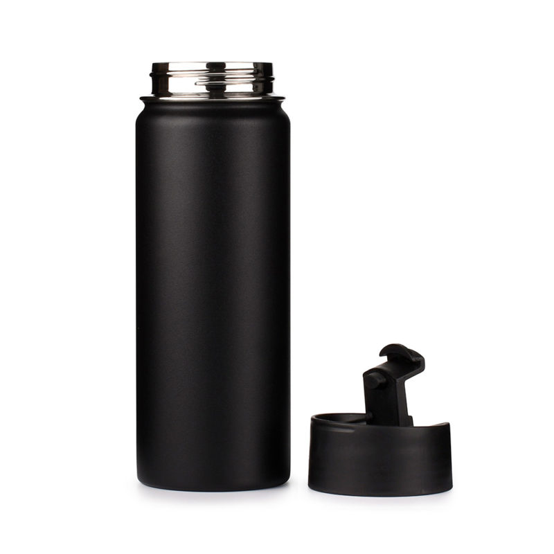 Thermal Insulation Stainless Steel Lightweight Bottle with Drink Cup Top