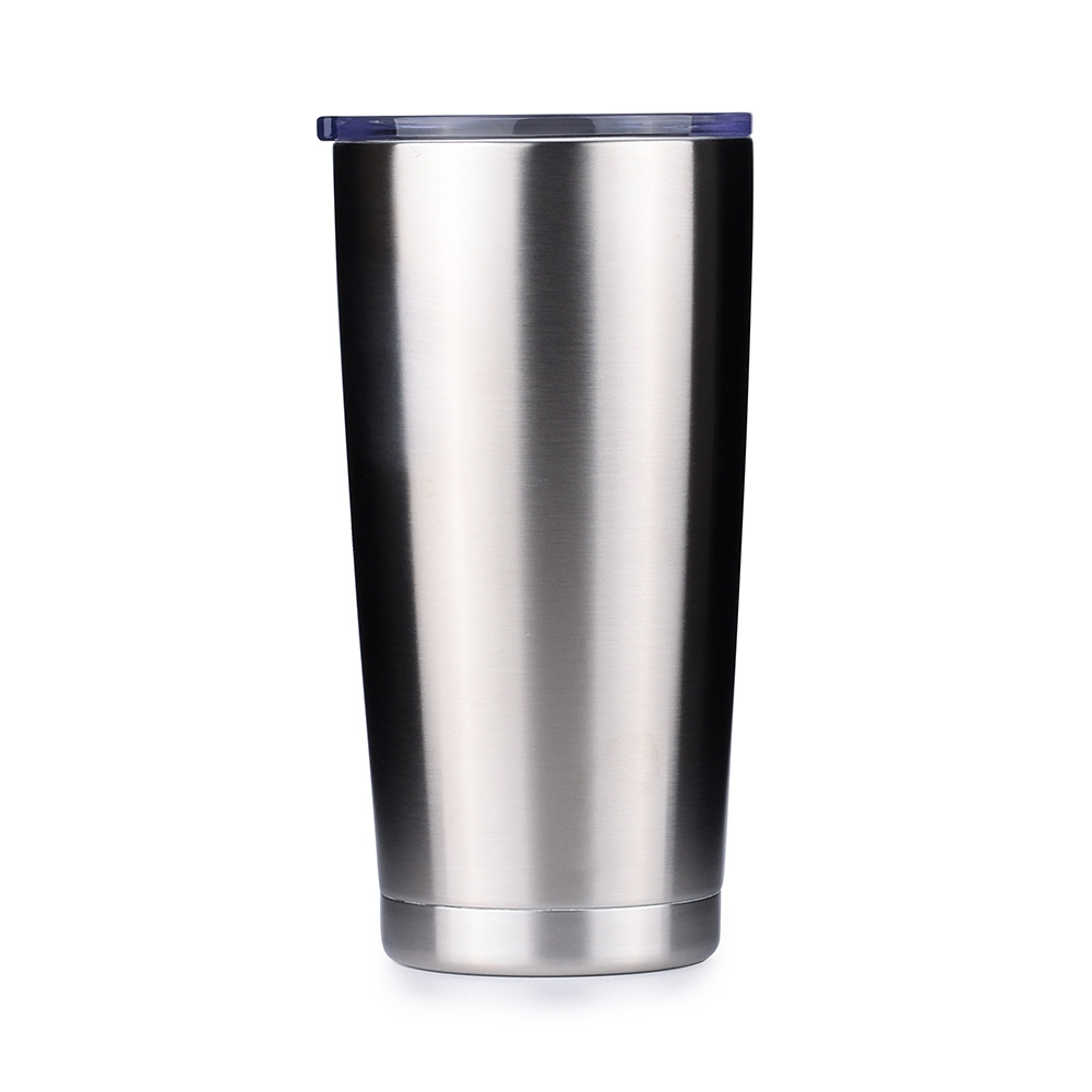 Blank 20 oz. Stainless Steel Tumblers | Wholesale Bulk Orders | Clear Lid |  Double Wall Insulation