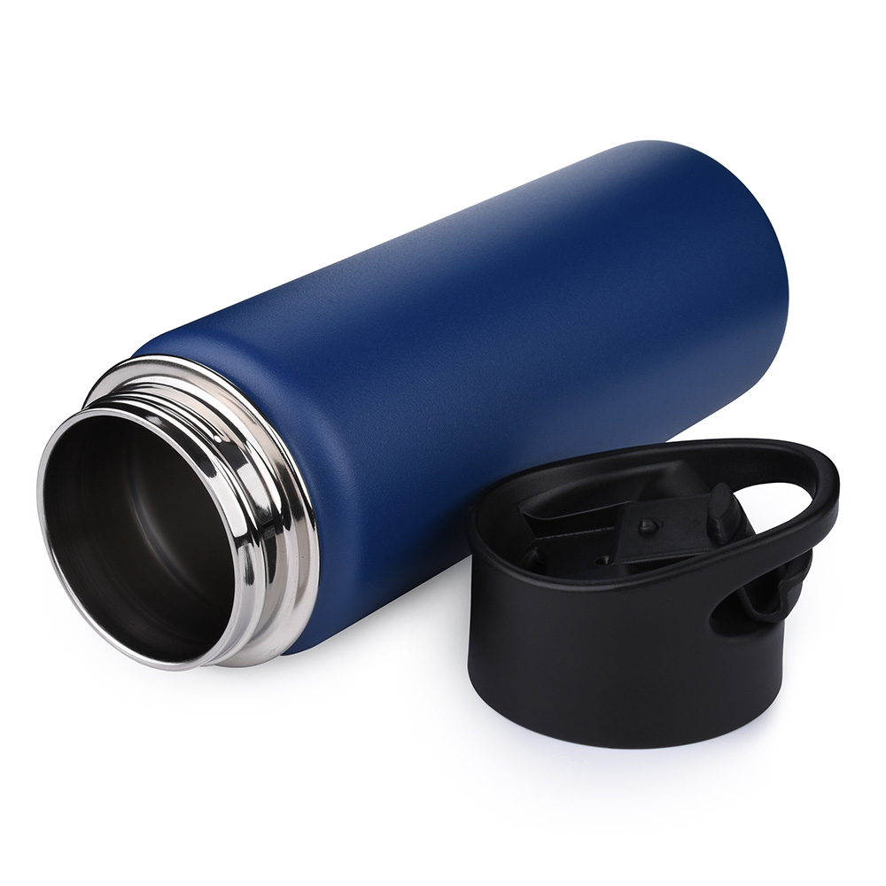 Insulated Sport Bottle Double Walled Stainless Steel Coffee Mug with Flip Lid