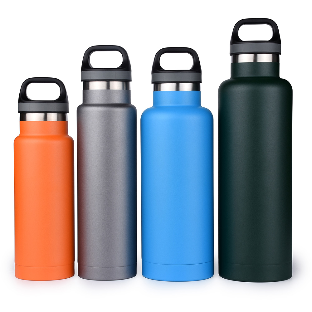 Sports Water Bottle Insulated Stainless Steel Wide Mouth 32 oz