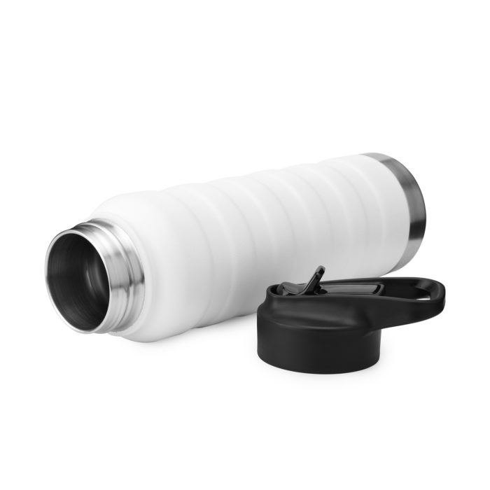 vacuum insulated stainless steel water bottle with straw cap