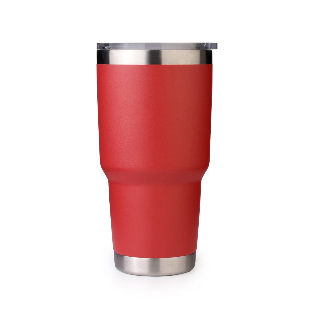 Blank Red Insulated Stainless Steel Sand Rambler 30 Oz Coffee Tumbler