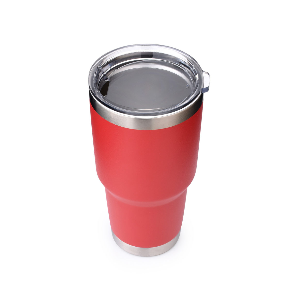 Blank Red Insulated Stainless Steel Sand Rambler 30 Oz Coffee Tumbler