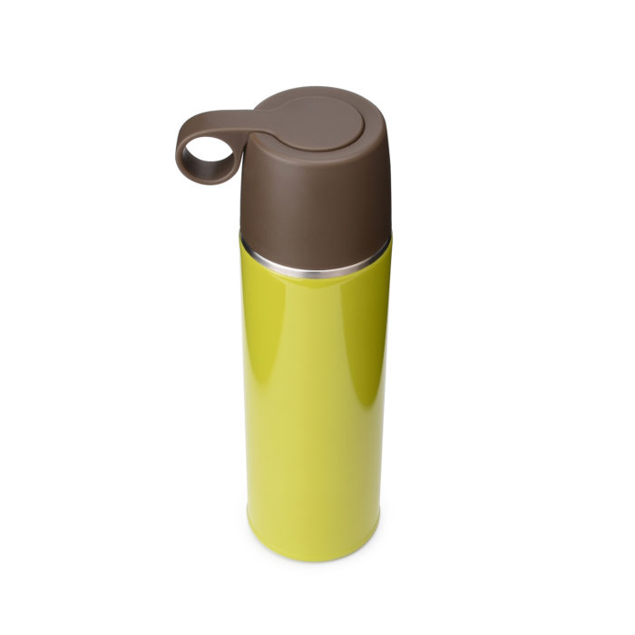 Stainless Steel 1-Liter Thermos • Comes With Big Cup Cap • Screw Top &  Insulated