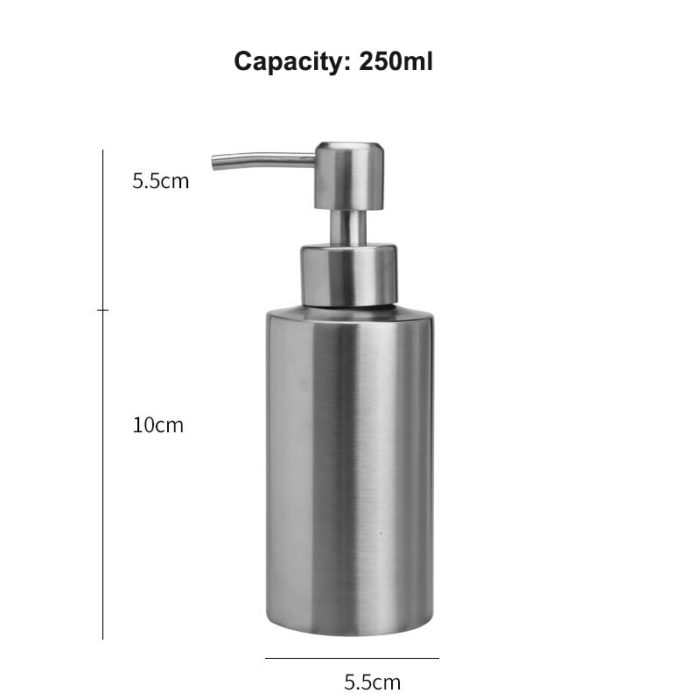 stainless steel soap dispenser 250ml