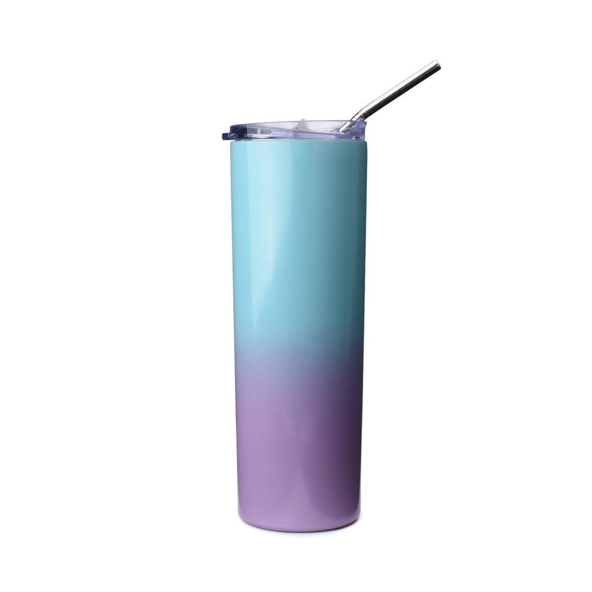 Wholesale Stainless Steel Skinny Tumbler with Lid and Straw