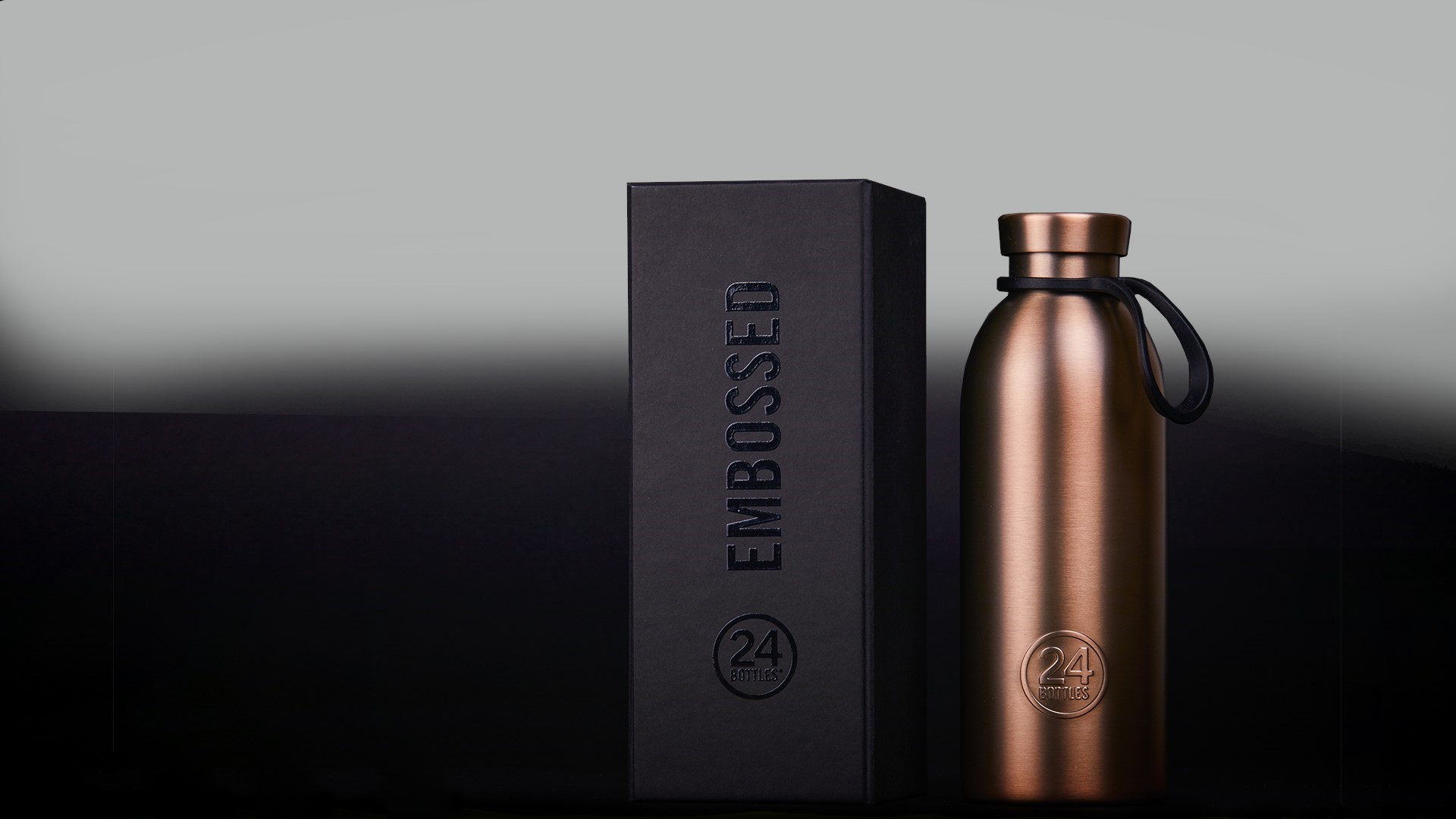 embossed water bottles