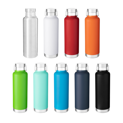 Insulated Stainless Steel Reusable Drink Bottle with SS Lid & Handle