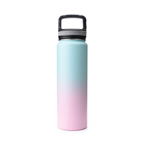 Source 450ml Wholesale Luxury Leather Cover Smart Water Bottles