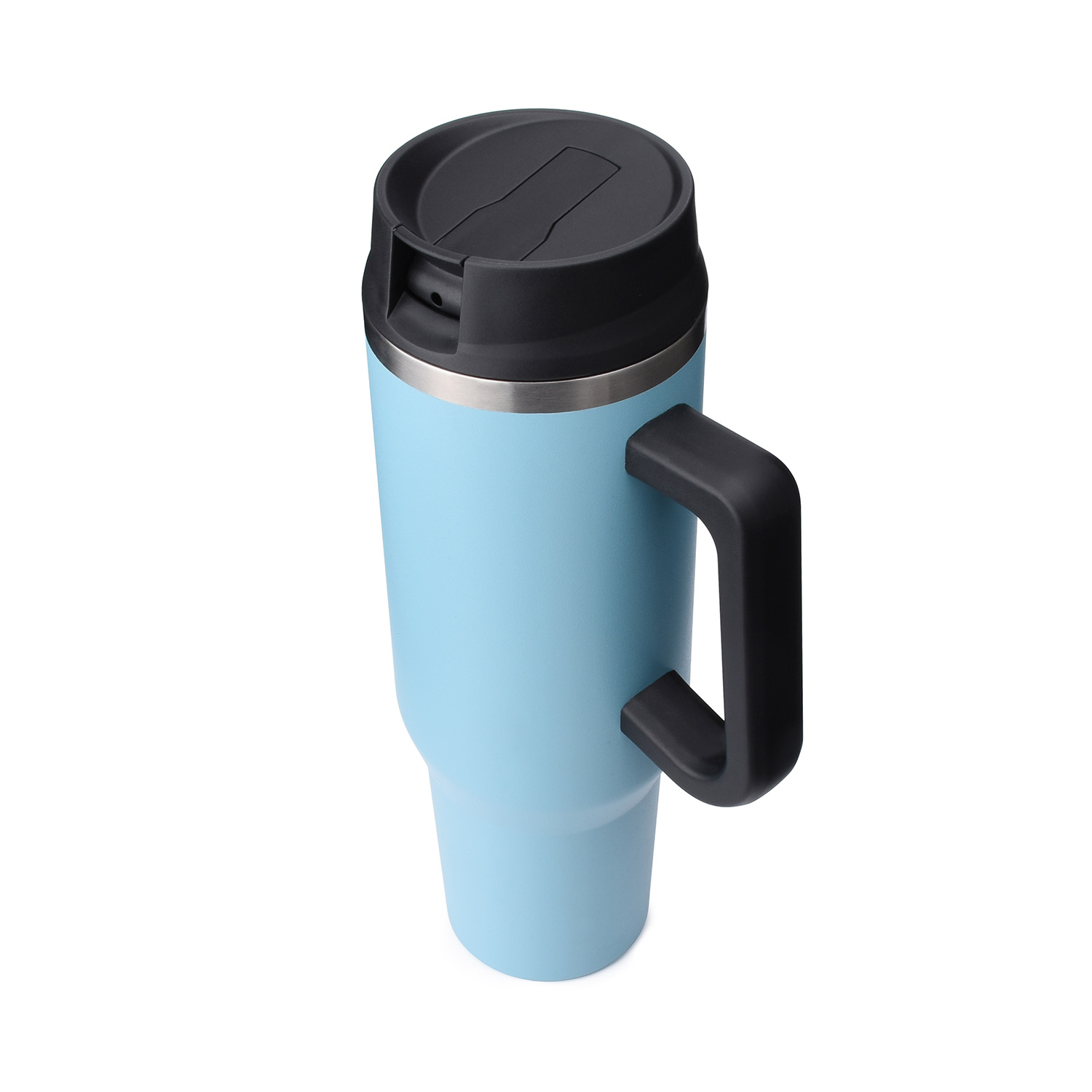 40 Oz Tumbler Straw Lid Insulated Stainless Steel Water Bottle