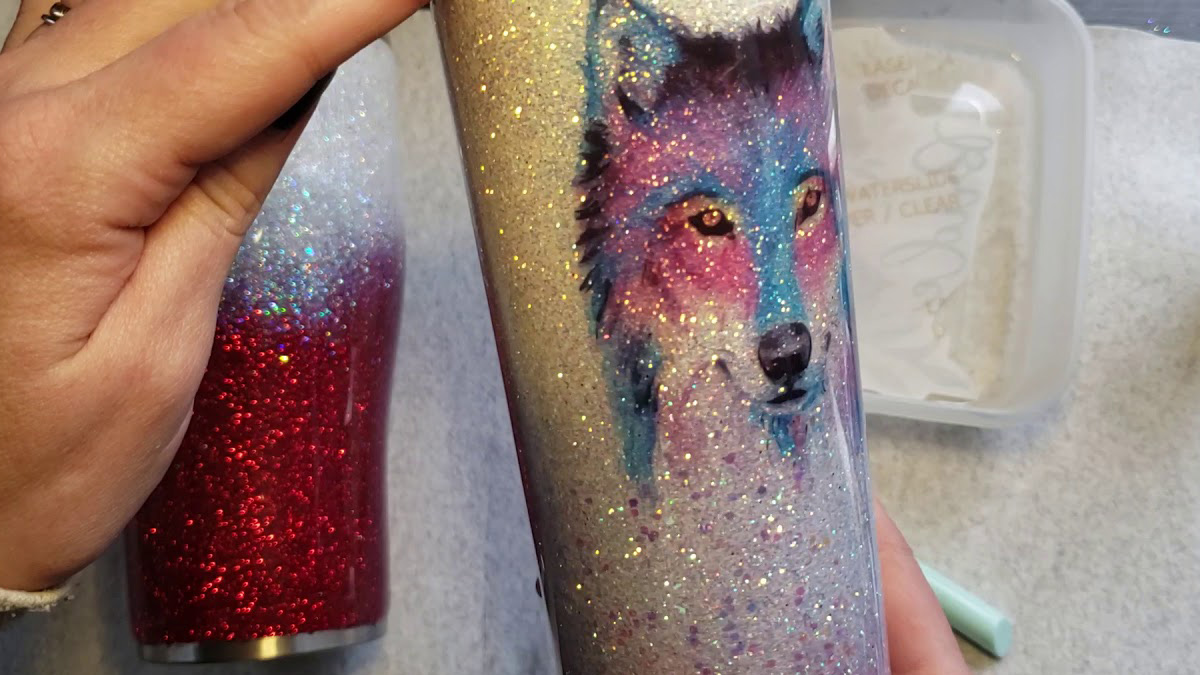 Making Epoxy Tumblers with Waterslide Decals - Creative Fabrica