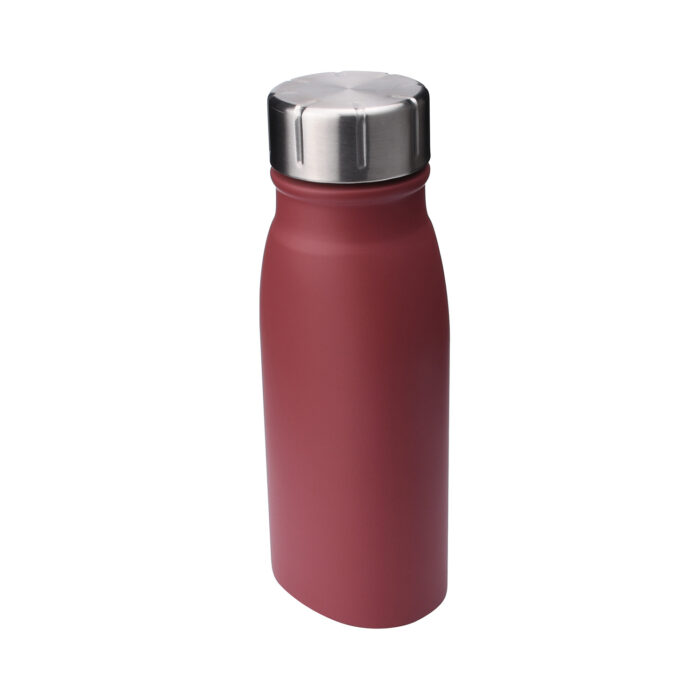 insulated flat oval square stainless steel drink bottle