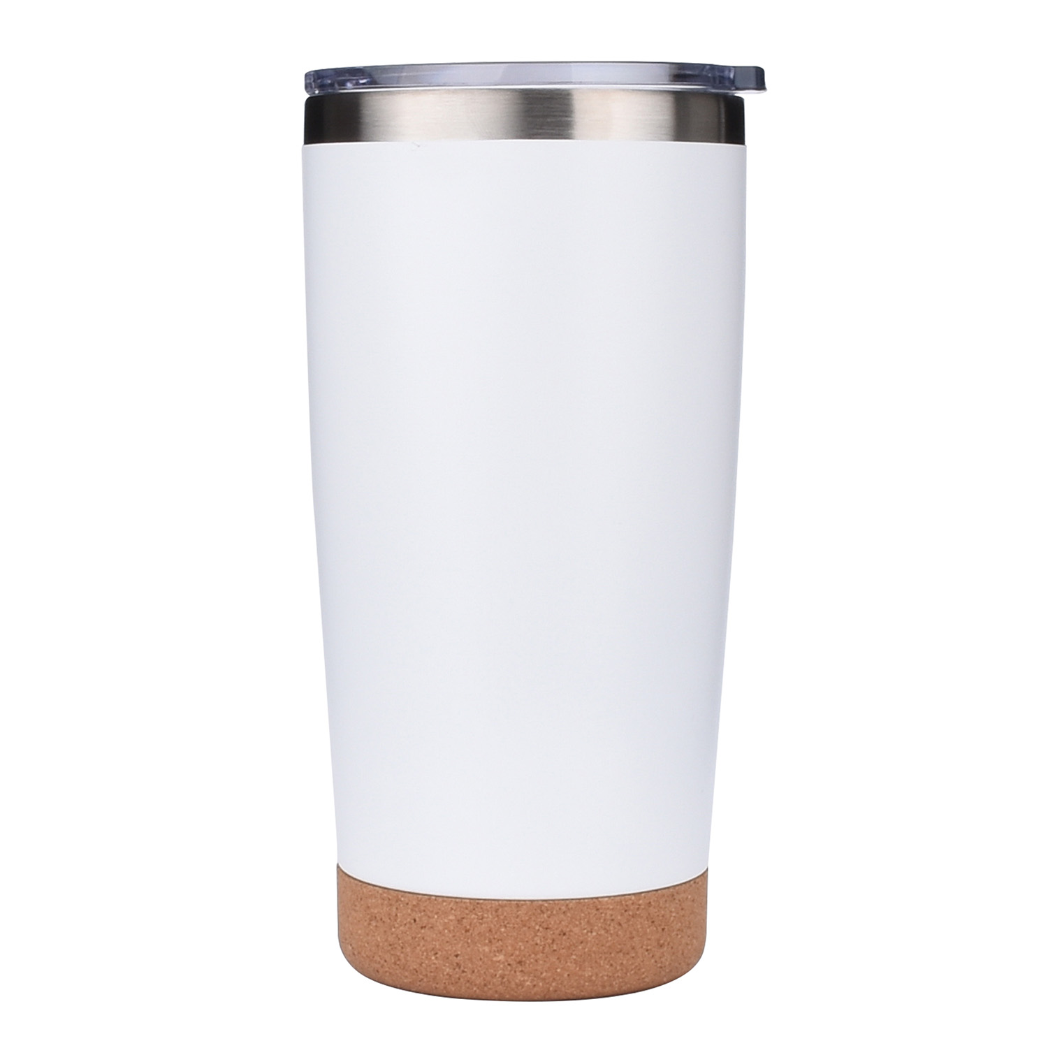 20 oz Stainless Steel Insulated Travel Tumbler with Handle - Powder Coated  (Blank)