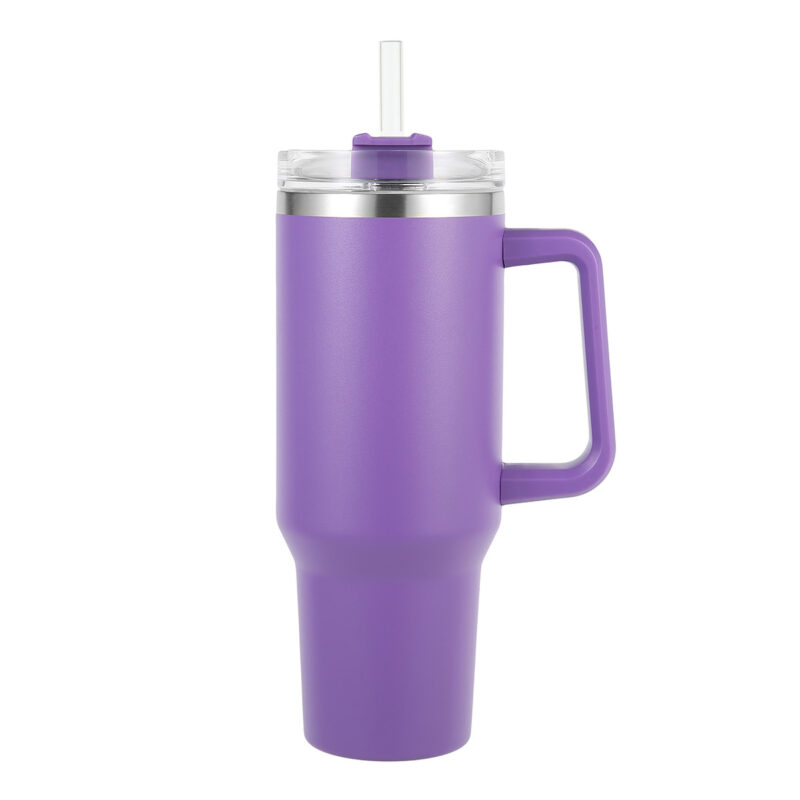 Wholesale 40oz Tumbler With Handle Straw Lid Insulated Stainless Steel 