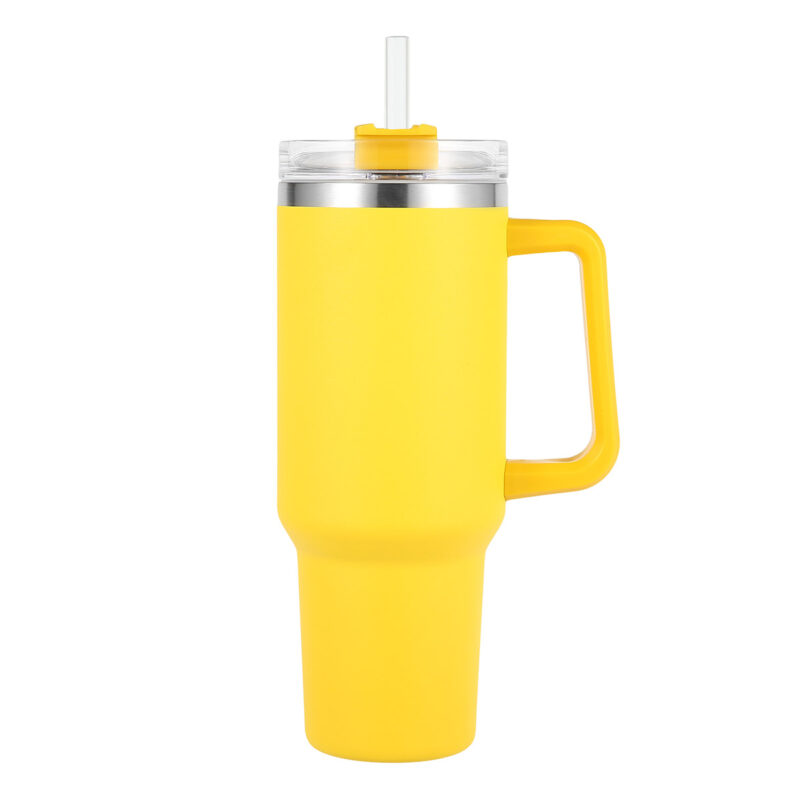 Wholesale 40oz Tumbler with Handle Straw Lid Insulated Stainless Steel ...