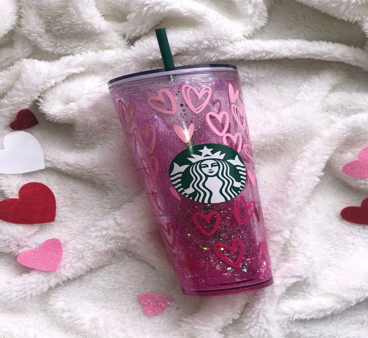 Snow globe cup DIY / Starbucks snow globe tumbler / trying a new way to  seal cups 