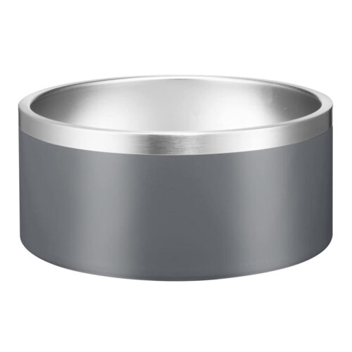  Custom Logo Stainless Steel Dog Bowl 100oz Heavy Duty with Rubber Ring s9110051 -1