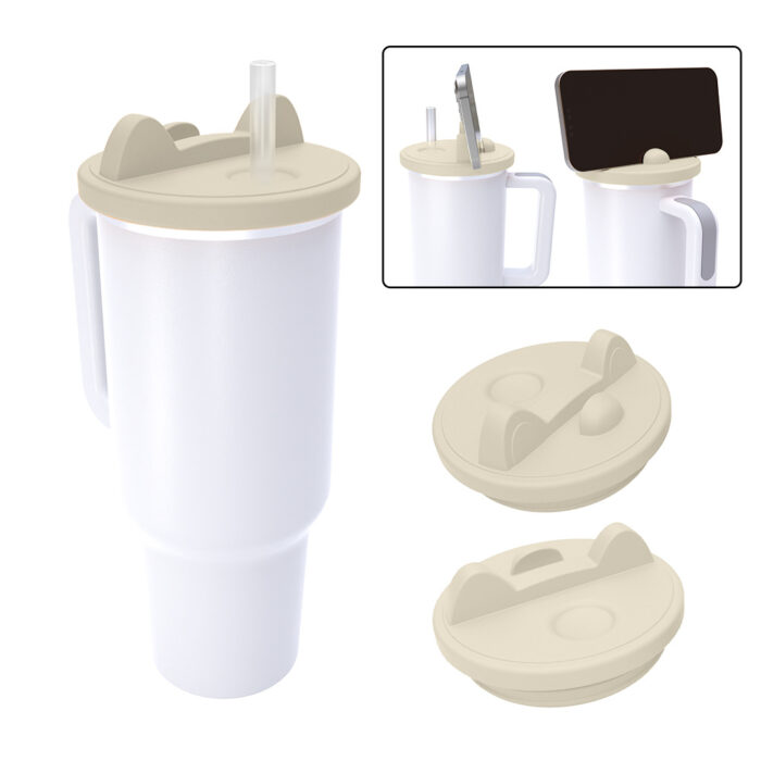 wholesale 40oz tumbler with phone holder