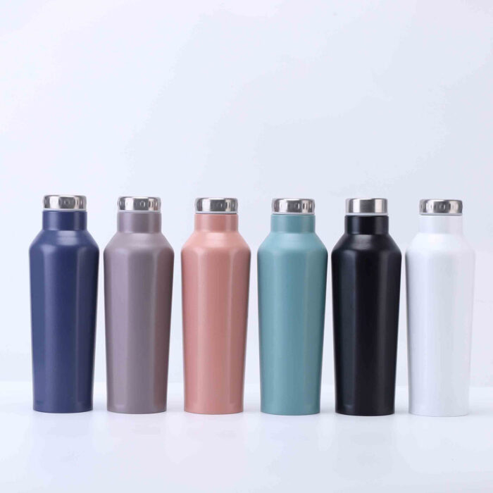 Hexagonal vacuum flask stainless steel insulated drink bottle jug