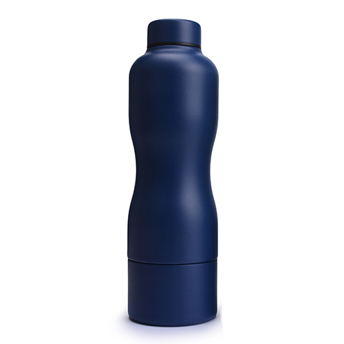 Dumbbell Shaped Insulated Water Bottle with Removable Bottom