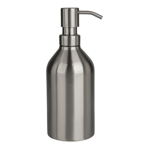 Liquid Soap Dispenser with Pump Massage Oil Hand Cleansing Countertop Stainless Steel Bottle