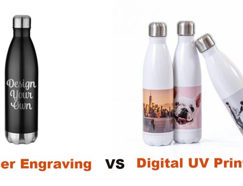  Metal Drinkware Decoration: Laser Engraving VS Digital UV Printing