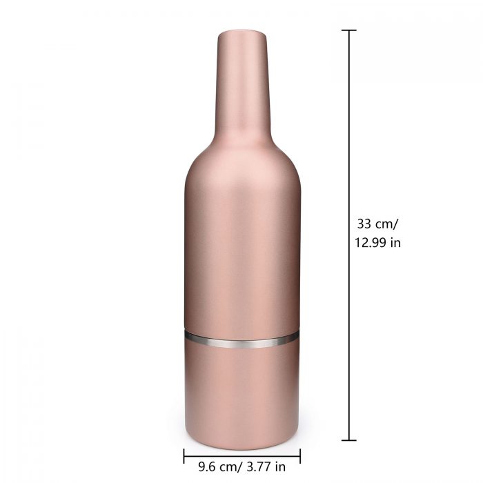 Wine Chiller Double Walled Vacuum Insulated 750mL Champagne Cooler Koozie S0225G9