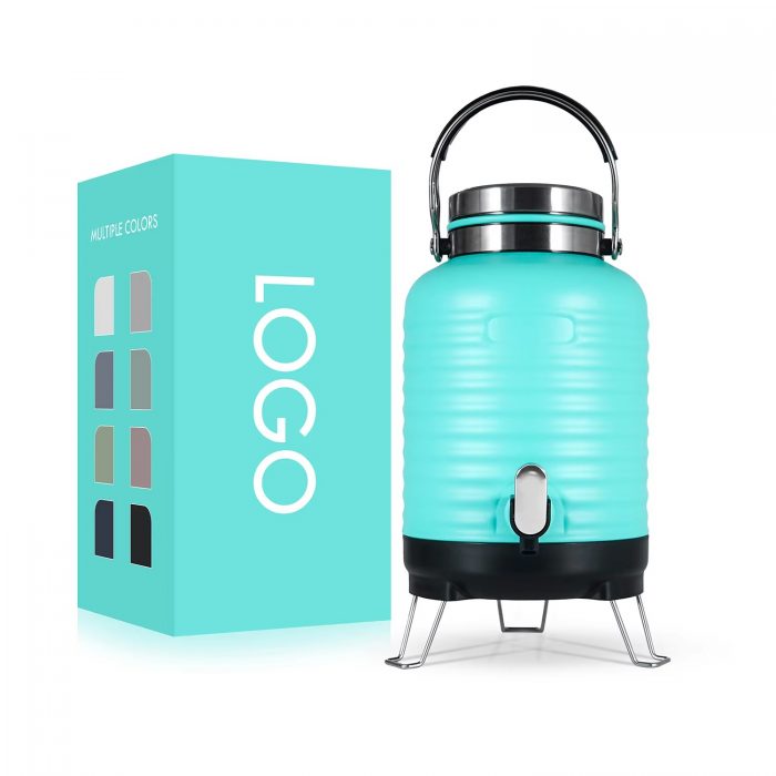 170oz Large Volume Water Jugs Thermal Tank Pot 5L Stainless Steel Double Wall Insulated Bottle