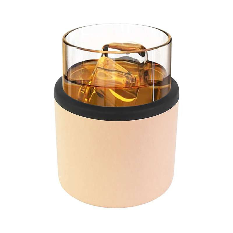 Insulated Stainless Steel Sleeve For Whiskey Glass