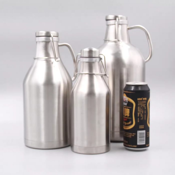 Wholesale Customized Stainless Steel Double Wall Vacuum Insulated Beer Growler