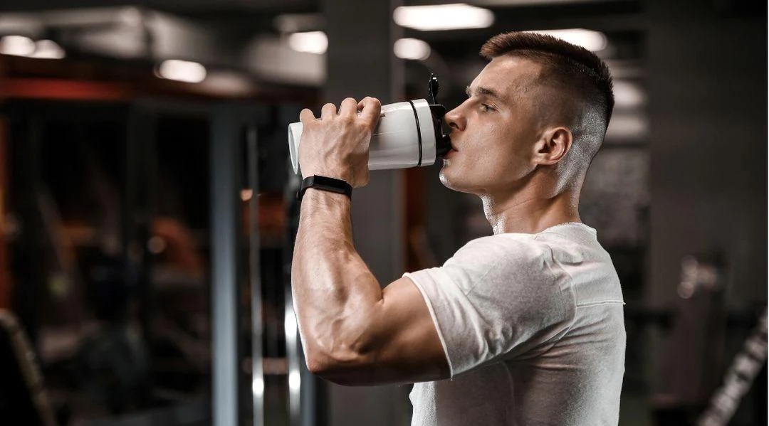 drinking fitness protein shaker