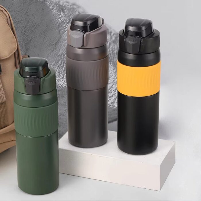 Stainless Steel Water Bottle 20oz Hot Cold Insulated Bottle For Sports