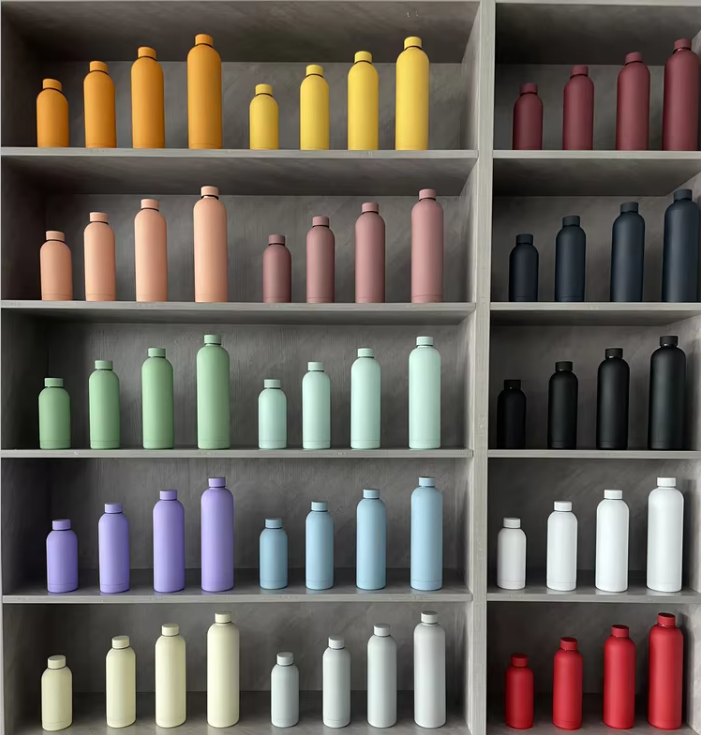 wholesale 500ml rubber painted bottles