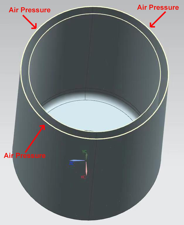 vacuum flask cross section