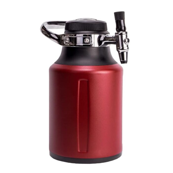 1.9L Double Wall Vacuum Insulated Growler with CO2 Draft System