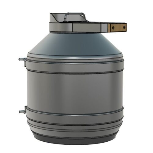 4.7L Vacuum Insulated Beer Barrel Tank with Bamboo Lid