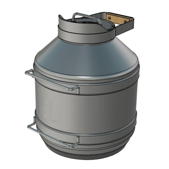 4.7L Vacuum Insulated Beer Barrel Tank with Bamboo Lid