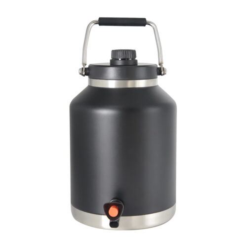 5L Stainless Steel Vacuum Insulated Beer Growler Keg with Tap and Handle