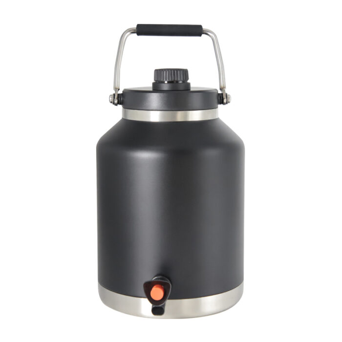 5L Stainless Steel Vacuum Insulated Beer Growler Keg with Tap and Handle