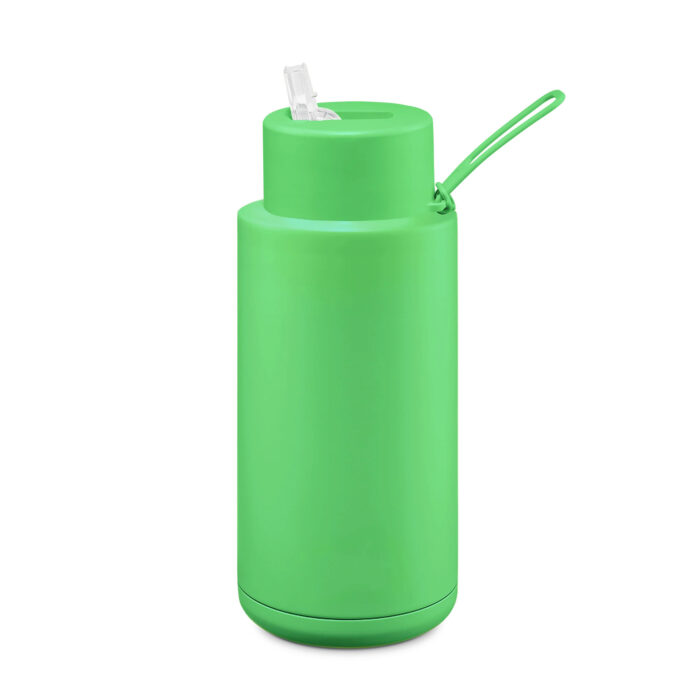 Ceramic Lined Reusable Bottle Wholesale Custom Logo 1.0L Frank Jug Green