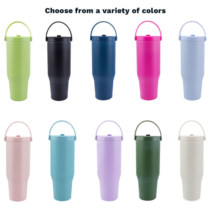 Insulated Stainless Steel Camping Coffee Mug Jug Travel Tumbler