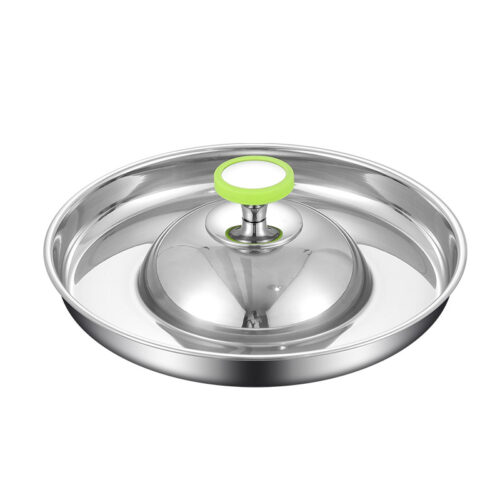 Anti-Choke Slow Feeder Dog Cat Pet Bowl 188 Stainless Steel with Non-Slip Base