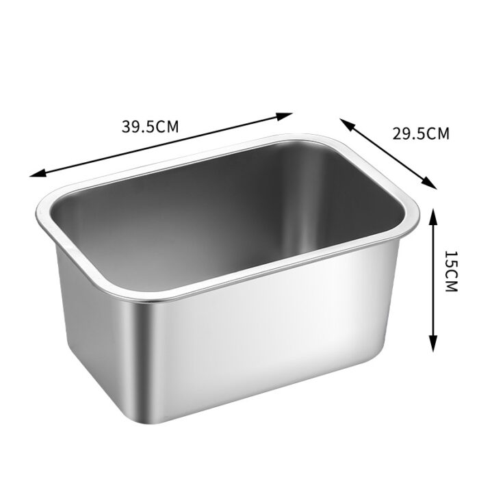 Food-Grade Stainless Steel Large Capacity Dog Bowl Food and Water Container